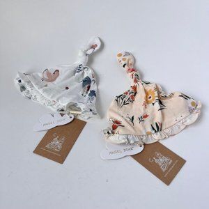 Angel Dear Chicken Print and Floral Hats Bundle